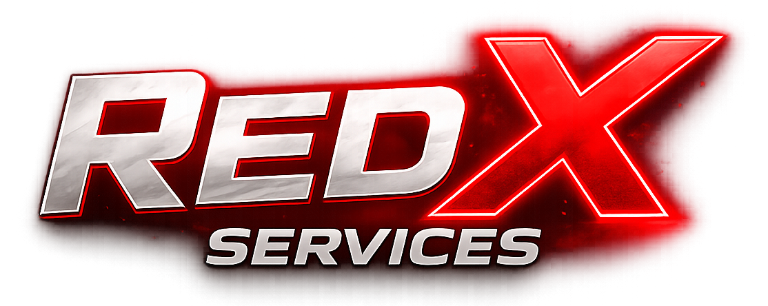 redx services logo design